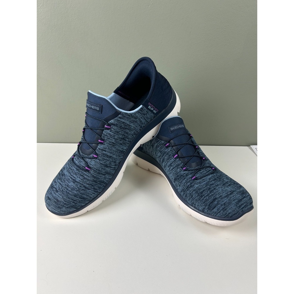Skechers Women's Summits - Dazzling Haze Slip-Ins 149937 Navy Purple